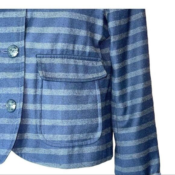 Sessun Oxbridge Blazer Stripes Blue and Gray Jacket Size XS - Picture 5 of 12